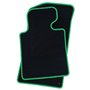 ALFOMBRA A MEDIDA VOLKSWAGEN BORA (1998-2005) 5PZ RIBETE VERDE