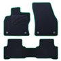 ALFOMBRA A MEDIDA VOLKSWAGEN TOURAN (2015-PRESENTE) CP RIBETE VERDE