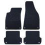 ALFOMBRA A MEDIDA AUDI A4 B6 (2001-2004) 5PZ RIBETE GRIS OSCURO