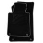 ALFOMBRA A MEDIDA BMW E87 SERIE 1 5 PUERTAS (2004-2011) 5PZ RIBETE GRIS OSCURO