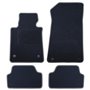 ALFOMBRA A MEDIDA BMW E88 SERIE 1 CABRIO (2008-2014) 5PZ RIBETE GRIS OSCURO