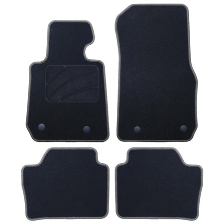 ALFOMBRA A MEDIDA BMW F31 SERIE 3 TOURING (2012-2019) 5PZ RIBETE GRIS OSCURO