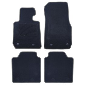 ALFOMBRA A MEDIDA BMW F34 SERIE 3 GT (2013-PRESENTE) 5PZ RIBETE GRIS OSCURO