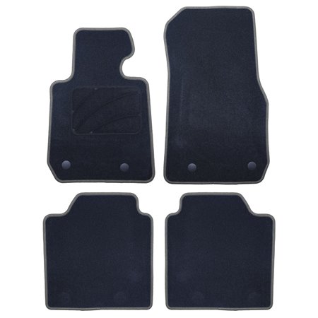 ALFOMBRA A MEDIDA BMW F34 SERIE 3 GT (2013-PRESENTE) 5PZ RIBETE GRIS OSCURO