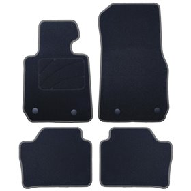 ALFOMBRA A MEDIDA BMW F36 SERIE 4 GRAN COUPE (2014-PRESENTE) 5PZ RIBETE GRIS OSCURO