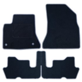 ALFOMBRA A MEDIDA CITROEN GRAND C4 PICASSO (2006-2013) 7PZ C/P RIBETE GRIS OSCURO