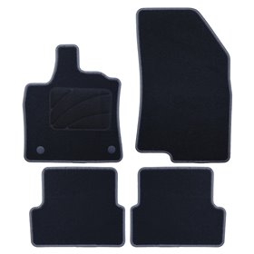 ALFOMBRA A MEDIDA DACIA SANDERO STEPWAY (DESDE 2021) 5PZ RIBETE GRIS OSCURO