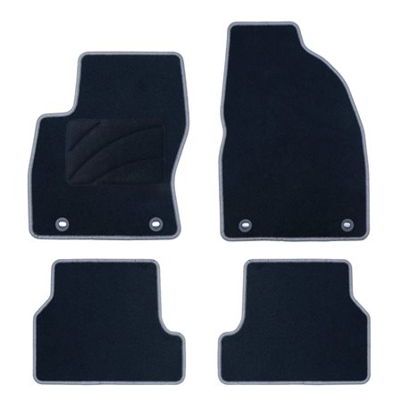 ALFOMBRA A MEDIDA OCC DESIGN FORD FOCUS II (2004-2011) 5 PZ GRIS OSCURO