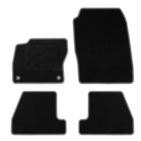 ALFOMBRA A MEDIDA FORD FOCUS III (2011-2015) 5PZ RIBETE GRIS OSCURO