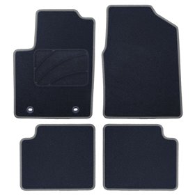 ALFOMBRA A MEDIDA FORD KA (2008-2016) 5PZ RIBETE GRIS OSCURO