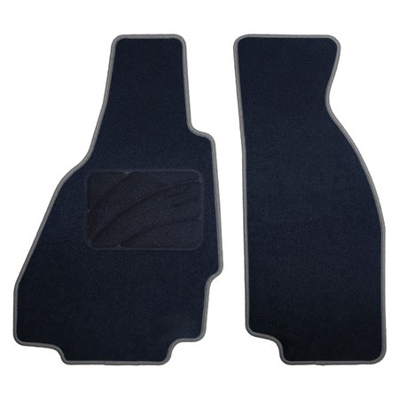 ALFOMBRA A MEDIDA FERRARI 328 (1985 - 1990) 2PZ RIBETE GRIS OSCURO