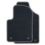 ALFOMBRA A MEDIDA FIAT 500 (2008-2020) 5PZ RIBETE GRIS OSCURO