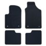ALFOMBRA A MEDIDA FIAT 500 (2008-2020) 5PZ RIBETE GRIS OSCURO
