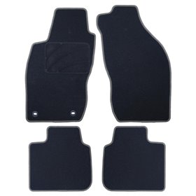 ALFOMBRA A MEDIDA FIAT MAREA (1996-2002) 5PZ O CP RIBETE GRIS OSCURO