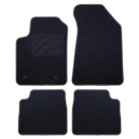 ALFOMBRA A MEDIDA LANCIA DELTA (2008-2014) 5PZ RIBETE GRIS OSCURO