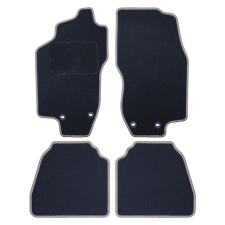 ALFOMBRA A MEDIDA LANCIA LYBRA (1999-2005) 5PZ C/P RIBETE GRIS OSCURO