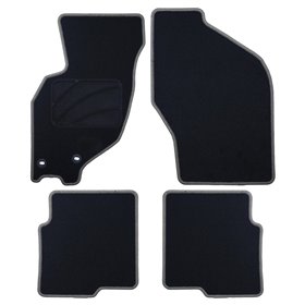 ALFOMBRA A MEDIDA MITSUBISHI SPACESTAR (1991-1998) 5PZ Y 7PZ RIBETE GRIS OSCURO