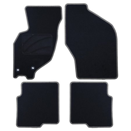 ALFOMBRA A MEDIDA MITSUBISHI SPACESTAR (1991-1998) 5PZ Y 7PZ RIBETE GRIS OSCURO