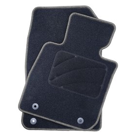 ALFOMBRA A MEDIDA MAZDA CX3 (2015-2018) 5PZ RIBETE GRIS OSCURO