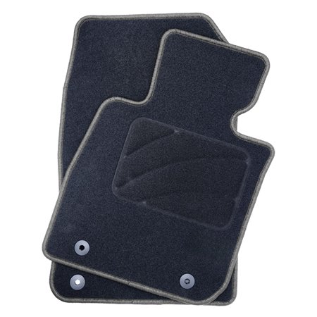 ALFOMBRA A MEDIDA MAZDA CX3 (2015-2018) 5PZ RIBETE GRIS OSCURO