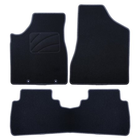 ALFOMBRA A MEDIDA NISSAN MURANO (2005-2008) 5 RIBETE GRIS OSCURO