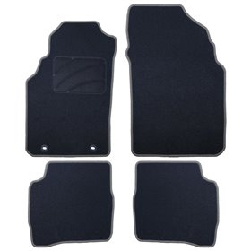 ALFOMBRA A MEDIDA NISSAN PRIMERA (1996-2002) 5 RIBETE GRIS OSCURO