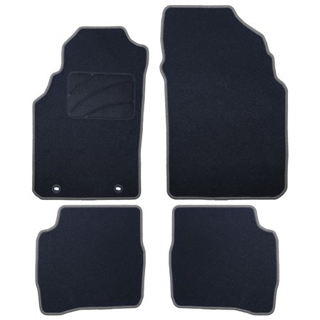 ALFOMBRA A MEDIDA NISSAN PRIMERA (1996-2002) 5 RIBETE GRIS OSCURO