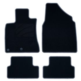 ALFOMBRA A MEDIDA OCC DESIGN NISSAN QASHQAI (2007-2013) 5 PZ GRIS OSCURO