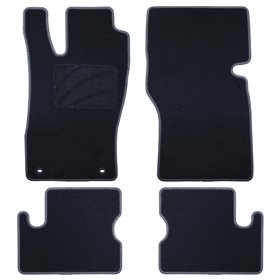 ALFOMBRA A MEDIDA OPEL ASTRA F (1991-1998) 5 RIBETE GRIS OSCURO