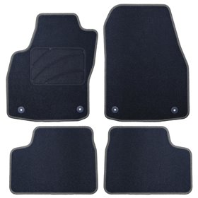 ALFOMBRA A MEDIDA OPEL ASTRA H TWINTOP CABRIO (2006-2011) 5 RIBETE GRIS OSCURO