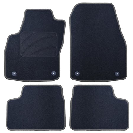 ALFOMBRA A MEDIDA OPEL ASTRA H TWINTOP CABRIO (2006-2011) 5 RIBETE GRIS OSCURO