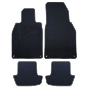 ALFOMBRA A MEDIDA PORSCHE 911 992 (2019 - ) 5 PZ RIBETE GRIS OSCURO