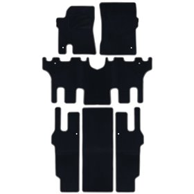 ALFOMBRA A MEDIDA SSANGYONG RODIUS (2004-2013) PRECIO XXL XXL RIBETE GRIS OSCURO