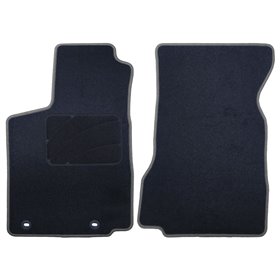 ALFOMBRA A MEDIDA SEAT INCA (1993-2003) DELANTERAS RIBETE GRIS OSCURO