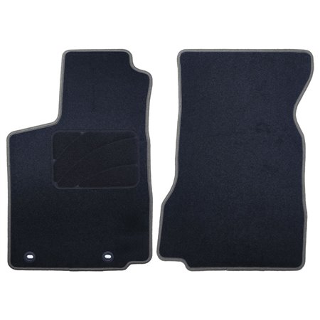 ALFOMBRA A MEDIDA SEAT INCA (1993-2003) DELANTERAS RIBETE GRIS OSCURO