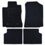 ALFOMBRA A MEDIDA TOYOTA COROLLA (2002-2007) 5PZ RIBETE GRIS OSCURO