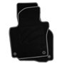 ALFOMBRA A MEDIDA VOLKSWAGEN GOLF VI (2008-2012) 5PZ RIBETE GRIS OSCURO