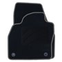 ALFOMBRA A MEDIDA VOLKSWAGEN POLO AW (2017) 5PZ RIBETE GRIS OSCURO