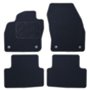 ALFOMBRA A MEDIDA VOLKSWAGEN T-CROSS (2019-PRESENTE) 5PZ RIBETE GRIS OSCURO