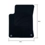 ALFOMBRA A MEDIDA CITROEN C3 (2009-2016) 5PZ LOGOTIPO OCC