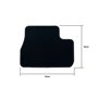 ALFOMBRA A MEDIDA CITROEN C3 (2009-2016) 5PZ LOGOTIPO OCC