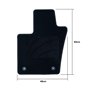 ALFOMBRA A MEDIDA FIAT 500X (2015-PRESENTE) 5PZ LOGOTIPO OCC