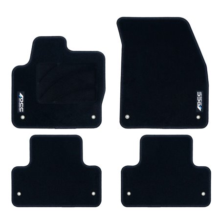 ALFOMBRA A MEDIDA LAND ROVER RANGE ROVER EVOQUE (2011-2019) 5PZ LOGOTIPO OCC