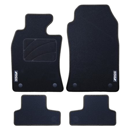 ALFOMBRA A MEDIDA MINI R52 CABRIO (2004-2009) 5PZ LOGOTIPO OCC