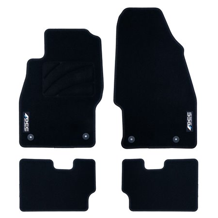 ALFOMBRA A MEDIDA OPEL CORSA D (2006-2014) 5PZ LOGOTIPO OCC