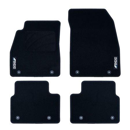 ALFOMBRA A MEDIDA OPEL INSIGNIA (2808-2817) 5PZ LOGOTIPO OCC