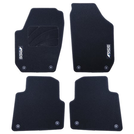 ALFOMBRA A MEDIDA SKODA ROOMSTER (2006-2015) 5 LOGOTIPO OCC