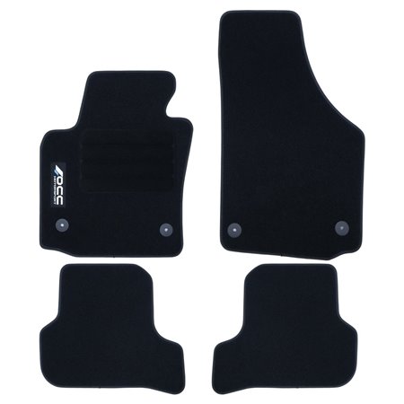 ALFOMBRA A MEDIDA SEAT LEON MK1 (1999-2006) 5PZ LOGOTIPO OCC