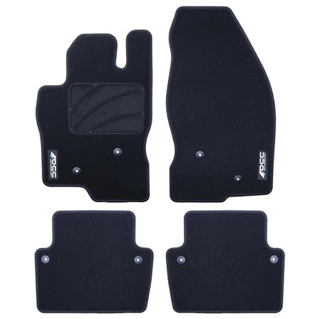 ALFOMBRA A MEDIDA VOLVO S80 (1998-2006) 5PZ LOGOTIPO OCC