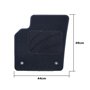 ALFOMBRA A MEDIDA VOLVO V50 (2004-2012) 5PZ LOGOTIPO OCC